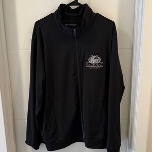 Port Authority Black Jacket with Sazerac New Orleans Emblem